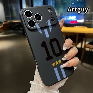 Straight Edge Phone Case for iPhone 17 15 Plus 16 Pro Max 14 13 12 11 Air XS XR Creative 10 Design Pattern Anti-Scratch Shockproof Soft Silicone Protective Cover