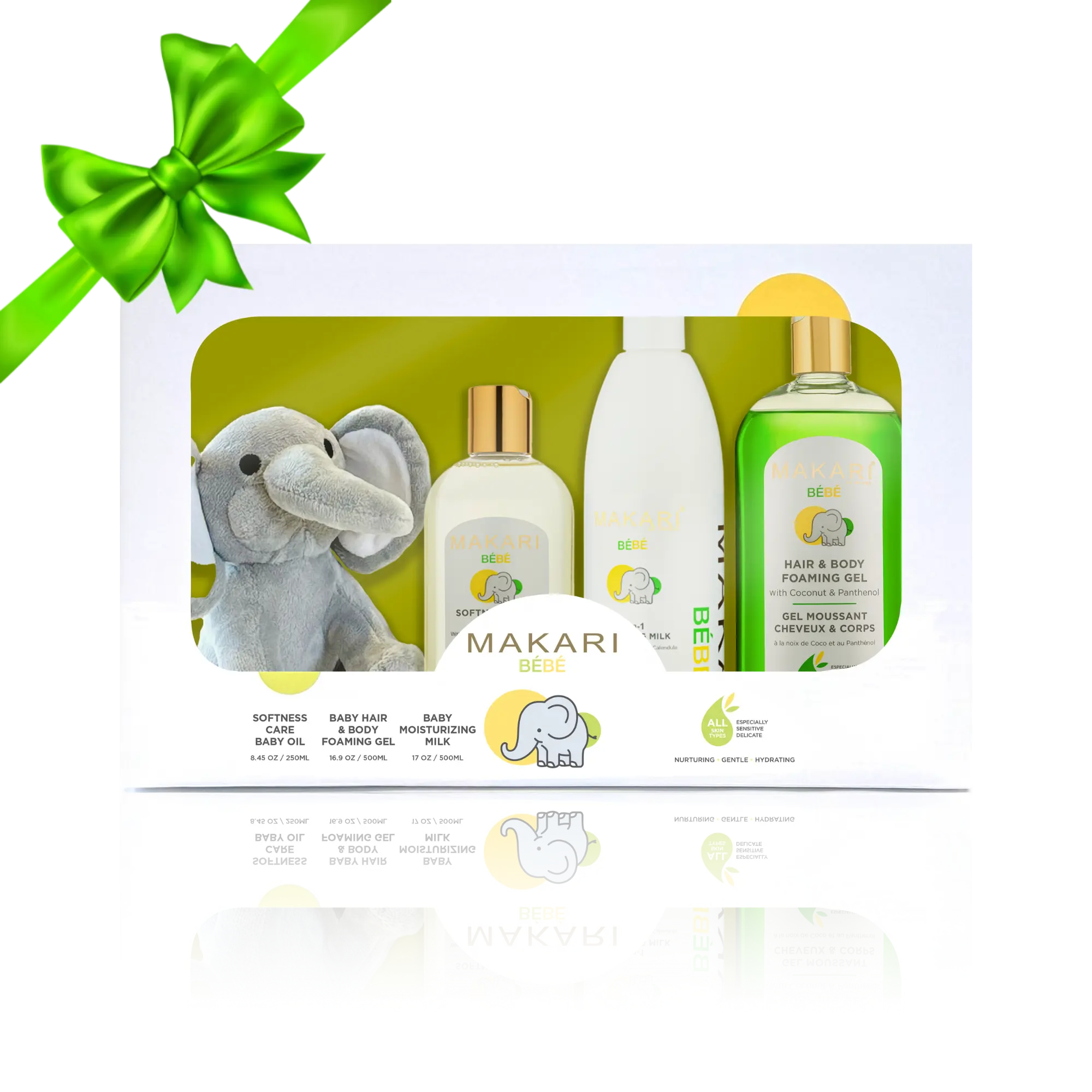 Baby Set With Oil & Foaming Gel & Milk 500ml Baby Set With Oil & Foaming Gel & Milk 500ml