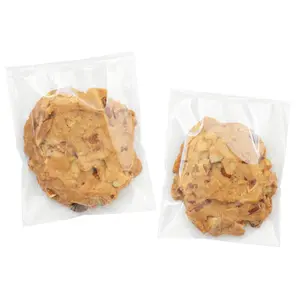 Clear Self Sealing Cellophane Bags,4x6 Inches 200 Pcs Cookie Bags Resealable Cellophane Bag for Packaging Cookies, Candy and Products