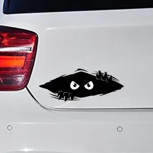 Funny Peeking Monster Vinyl Decal Sticker