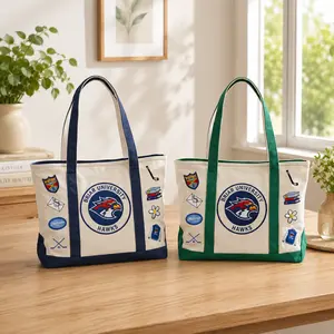 Briar University Hawks Embroidered Tote Bag, Off Campus Book Merch, Hockey Romance Canvas Bag, Book Lover Gift, Bookish Booktok Tot
