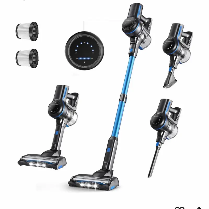 Inse S7P Cordless Vacuum Cleaner, 265W 26Kpa Powerful Lightweight