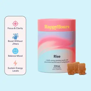 Rise Nootropic Gummies – 60‑Count Bottle