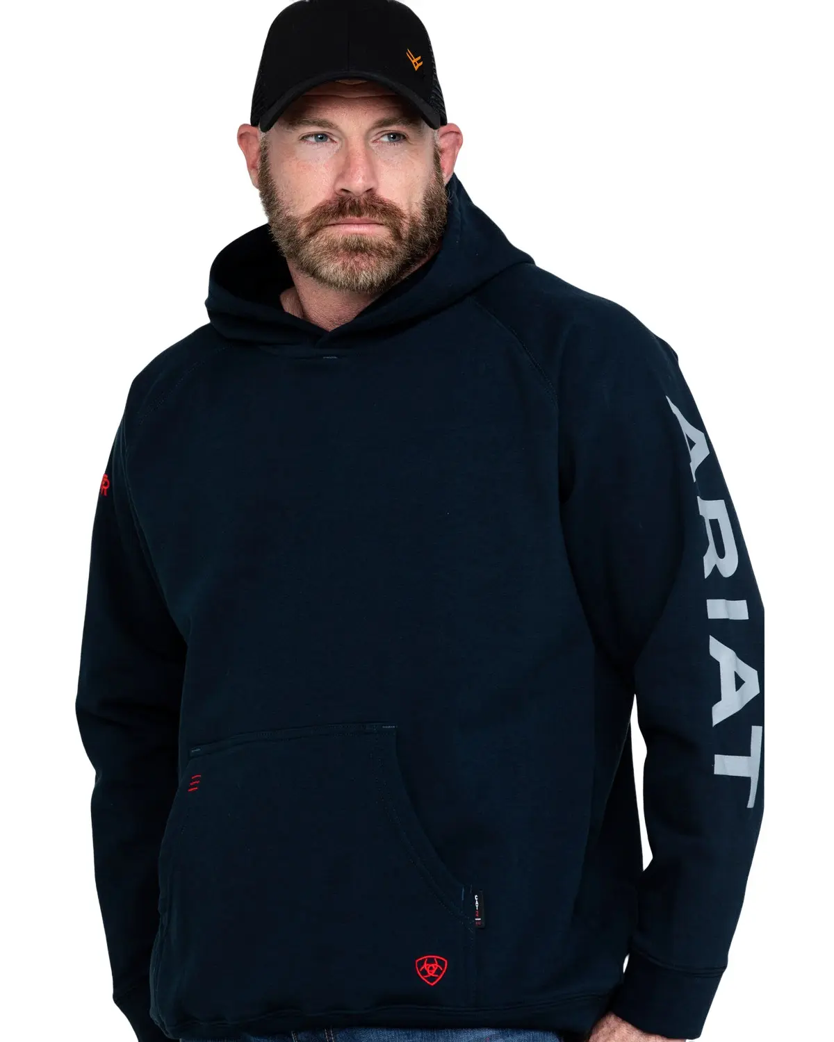 Ariat Men's Men'S Fr Primo Fleece Logo Hooded Work Sweatshirt Tall - 10027922-Tll