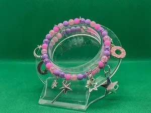 Fabulosity And Beyond Playful Night Memory Wire Bracelet