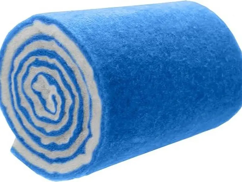 Aquarium Filter Floss Rolls – 12-inch Pond and Aquarium Filter Media – 1-inch Thick Wet/Dry Aquarium Filter Pad – 10ft - Bonded Filter Media Pad for Freshwater or Marine Aquariums, Ponds