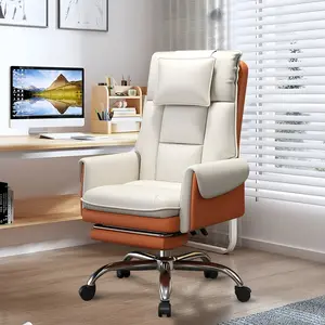 【Black Friday】Office Chair with Retractable Footrest, Heavy-Duty Ergonomic Chair, Adjustable Height High Back Computer Gaming Chairs