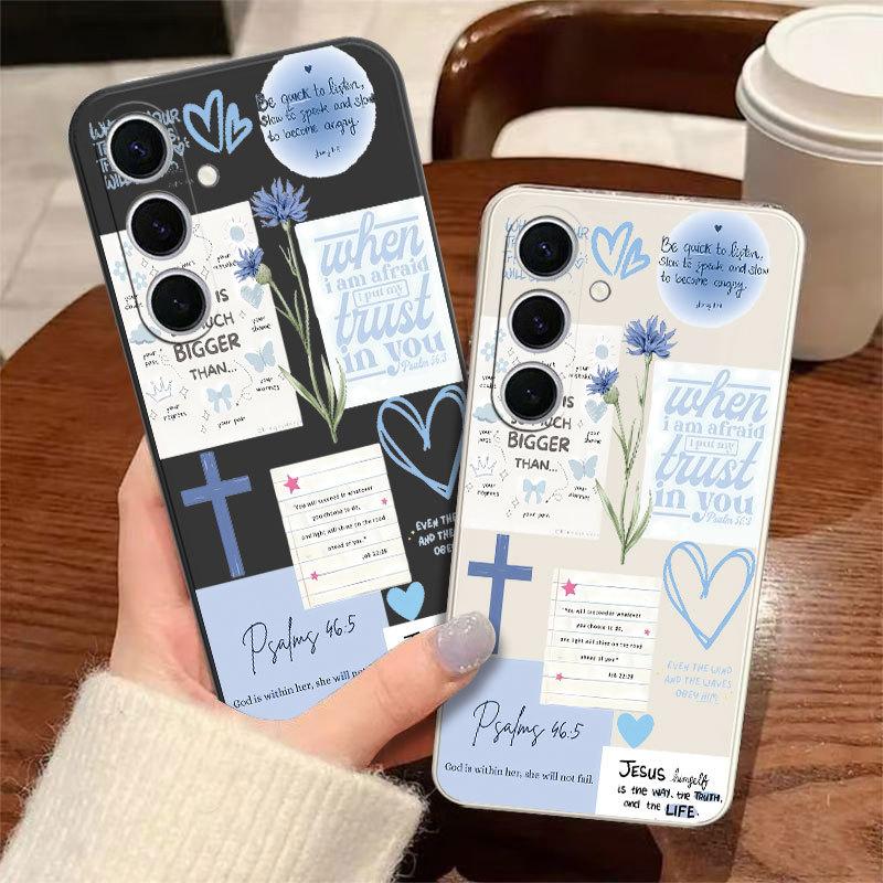 English graffiti phone case suitable for Apple 17Promax, Samsung Galaxy S25, iPhone 16s15note2