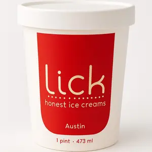 Lick Honest Ice Creams Premium Pints, Farm-to-Table Dessert, Artisanal Sweet Treats, No Artificial Ingredients, Locally Sourced, Small Batch, Coffee with Cream, Caramel Salt Lick, Chocolate Peanut Butter Brownie