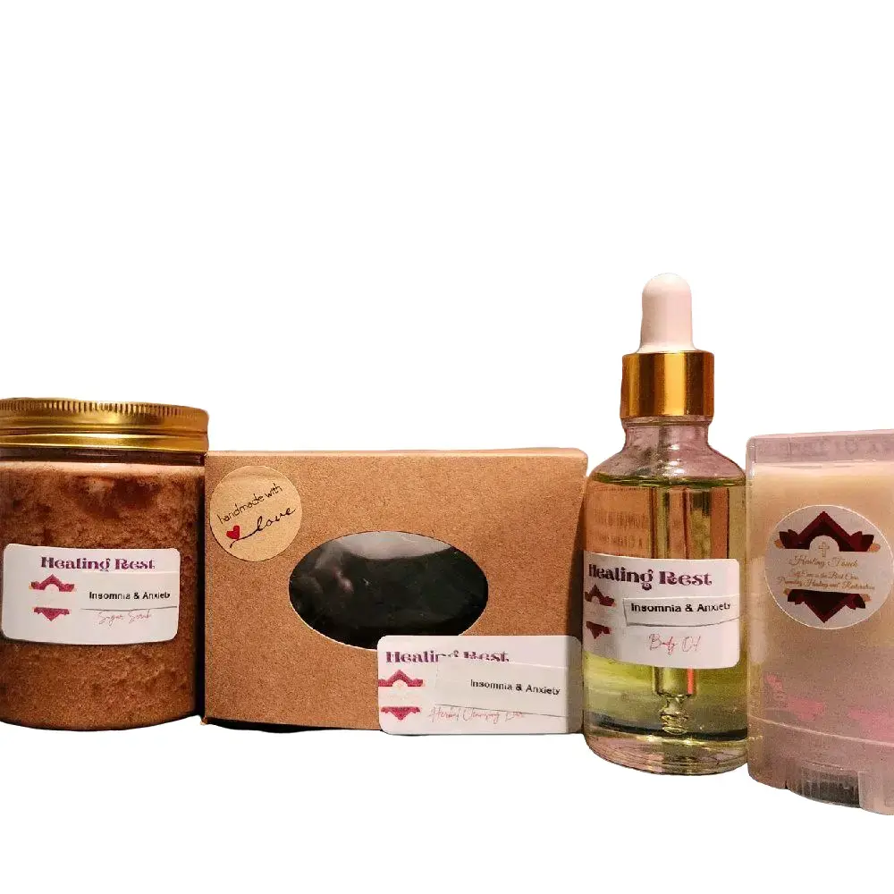 Healing Rest Aromatherapy Wellness Kits - Includes Soothing Aromas & Natural Ingredients for Relaxation