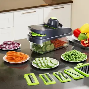 Multifunctional Vegetable Slicer, Kitchen Essential, Grater Shredder Cutter Roller, Home Cooking Tool, Durable & Efficient Design, Veggie Julienne Cutter, Vegetable Cutting Slicer