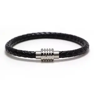 Genuine Leather Black Bracelet