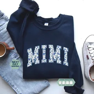 Floral Mimi Sweatshirt, Mimi Hoodie, Mimi Crewneck Sweatshirt, Best Mimi Shirt, Mother's Day Gift, New Mom Gift, Mimi Gift