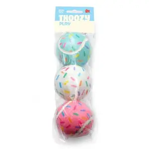 Birthday Sprinkle Tennis Balls – 3 Pack Fetch Toys