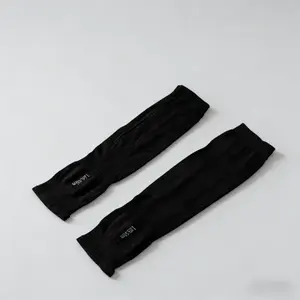 1 pair Cool Compression Arm Sleeves, Thumb Hole Design, UV Protection for Men Women Outdoor Activities, Sports Arm Sleeve
