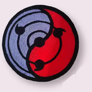 Tufted Anime eye rugs Indoor rug