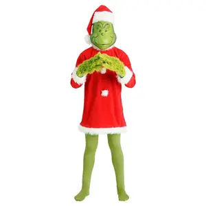 Men's Deluxe Grinch Costume