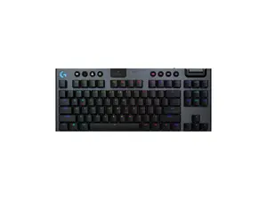 Logitech G915 X LIGHTSPEED TKL Wireless Mechanical Gaming Keyboard - GL Red Linear Switches, RGB Backlighting - Black