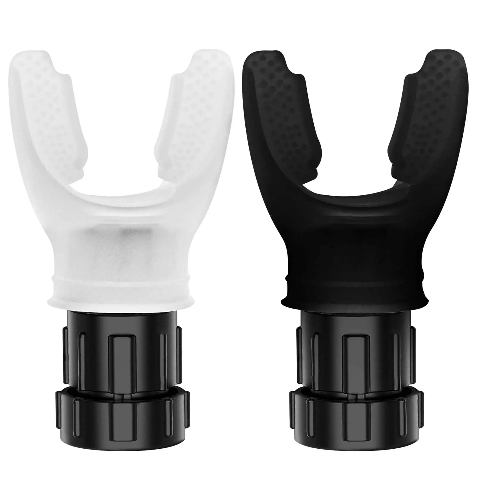 Unisex Handheld Lung Expansion Trainer, Breathing Aid with Resistance Control, One-Size-Fits-All Handheld Shape for Lung Capacity Improvement (Black-White)