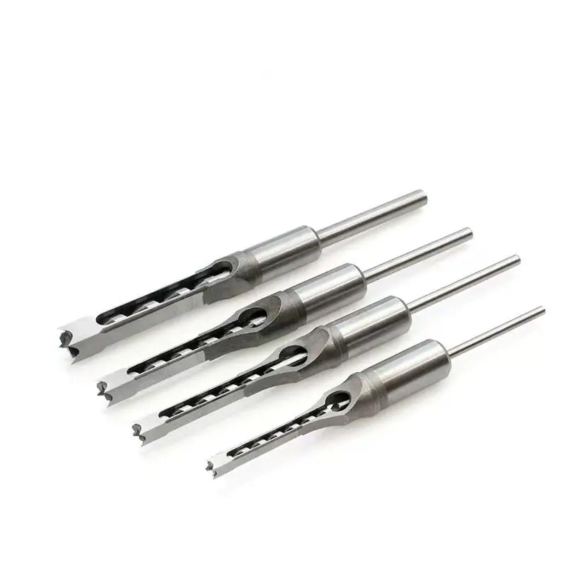 Woodworking Square Hole Drill Bit Set, Woodworking Square Hole Drill, Square Hole Drill Bit Set for Woodworking, Power Tool Accessories, Drill Bits Set, Drill Attachment