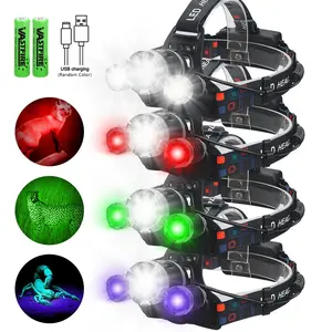 Super Bright Rechargeable LED Headlamp, 4 Lighting Modes USB Charging Headlight, Waterproof Head Lamp for Camping Hiking Climbing Outdoor Sports Emergency & Daily Use, Lightweight High Lumen Work Headlight