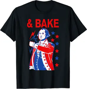 Funny Shake And Bake 4th of July Couple Matching & Bake T-Shirt - Emilyschwe Shop 60B0D5Q2HXDK