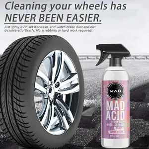 Mad Acid Glass Cleaner Car Wheel Cleaner Chrome Polish, Effective Automotive Cleaning Solution, Durable Auto Care Product