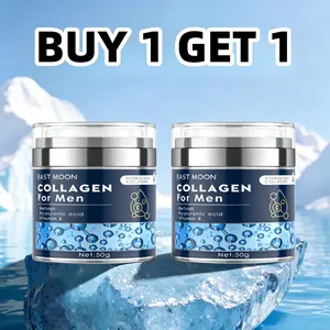 【BUY 1 GET 1】Collagen Men's Anti-Aging WrinkleCream,Men's Face Moisturizer Cream 50g.SkinFirming and Tightening Lotion,Firming Hyaluronic Acid Moisturizer Father‘s day gift Hydrating Anti-Aging wrinkle Cream Father‘s Day Gift