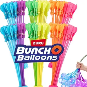 Tropical Party (6 Pack) by ZURU, 200+ Rapid-Filling Self-Sealing Tropical Colored Water Balloons for Outdoor Family, Friends, Children Summer Fun (6 Pack)