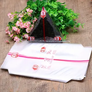 【Packaging bag】Double Layers Triangle Sushi Bag, Seaweed Onigiri Rice Ball Packing, 20pcs Sushi Making Packaging Tools Accessories