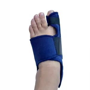 Jaws Podiatry Compression Bunion Preventer - Bunion Corrector Relief Sleeve - Bunion Toe Separator For Hallux Valgus and Bunion Support - Blue Bunion Corrector (Left)