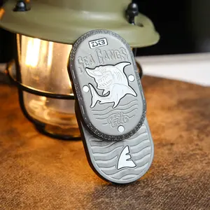 Shark EDC Fidget Slider Portable Mechanical Fidget Toys ADHD Focus Toy Adult Stress Relief Relaxation Toy Adults Gift