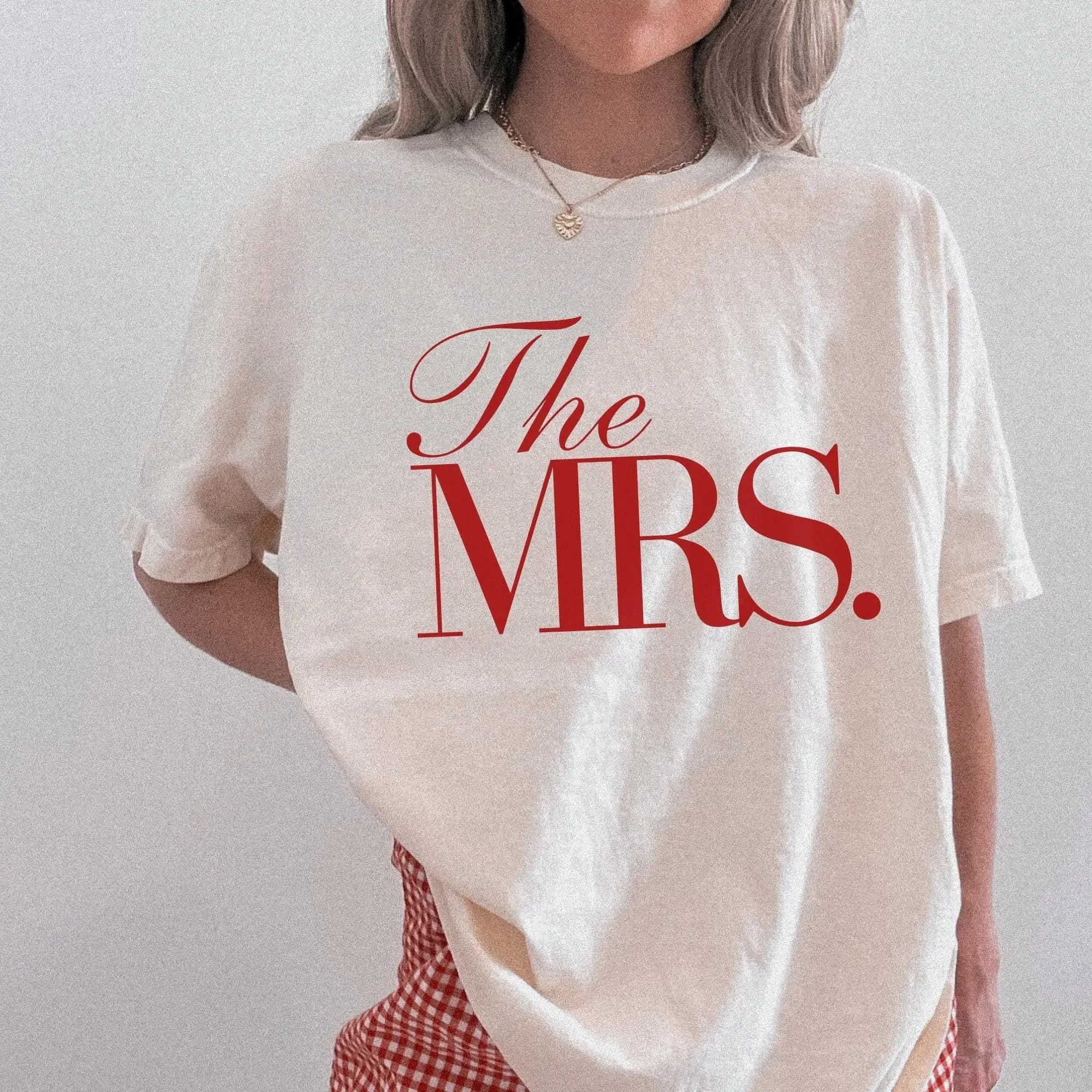 The Mrs Shirt Trendy Bride Tshirt Newly Engaged Gift Future Mrs. Shirt Bachelorette Gift Honeymoon Tee Bride Comfort Colors