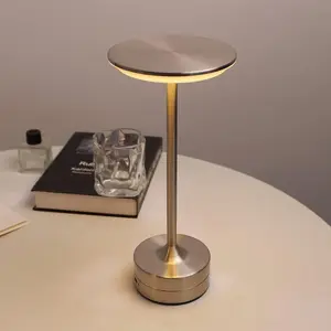 Rechargeable Cordless LED Table Lamp, Touch Sensor Light, Portable Dimming Table Lamp, Night Light for Bedroom, Restaurant Table, Outdoor, Bar