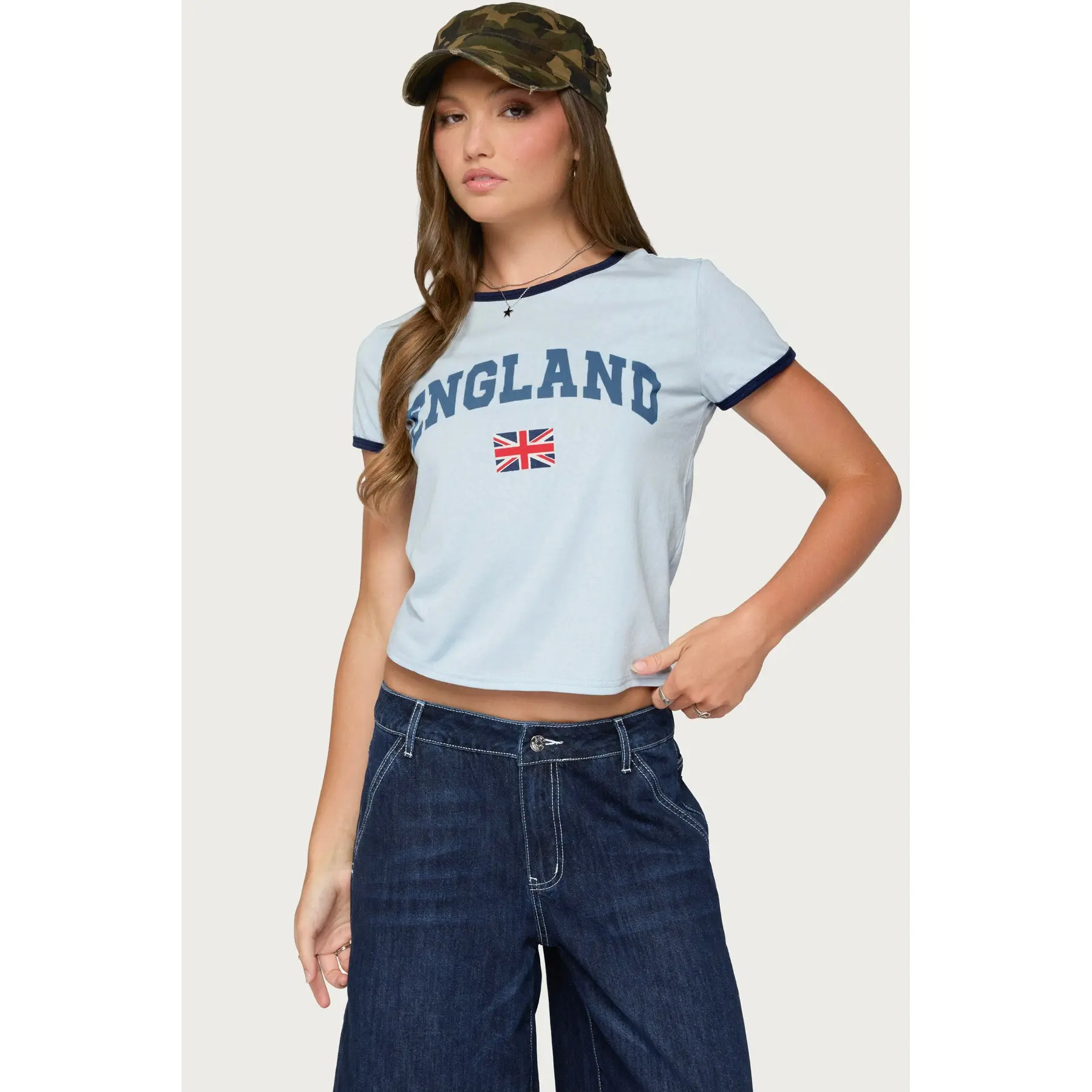 England Babe Graphic T Shirt