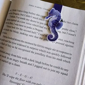 Seahorse notical magnet bookmark