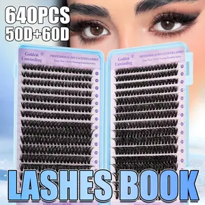 50D/60D False Eyelashes, Large Capacity, Suitable for Daily Use, Parties, Travel, Perfect Gift for Family and Friends