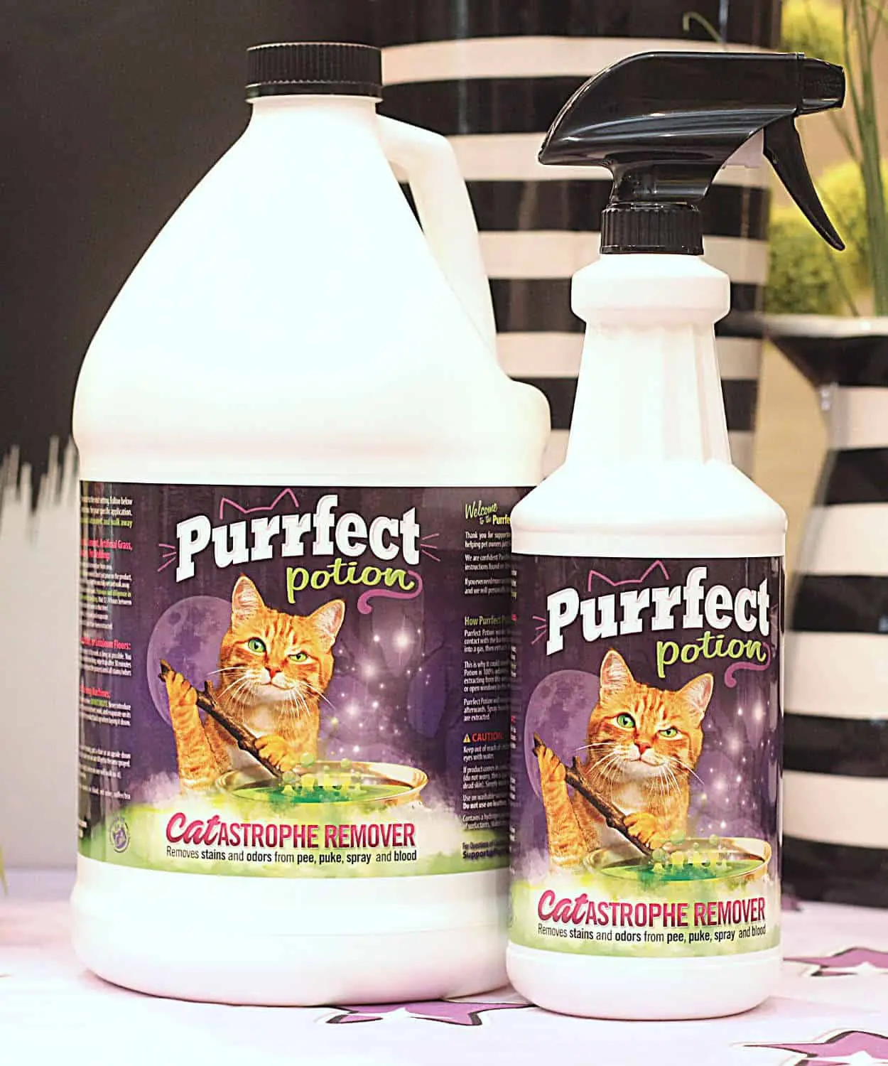 Purrfect Potion CATastrophe Remover (Starter Pack: 1 Quart + 1 Gallon)