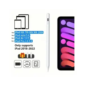 Compatible with Apple Pencil, Power Display, Palm Rejection. iPad Pencil Stylus Pen compatible with iPad accessories 2022, 2021, 2020, 2019, 2018 Pro, Air, Mini. Active Stylus Pen for iPad 2018-2024 models - Palm Rejection, Magnetic Attachment, compatible