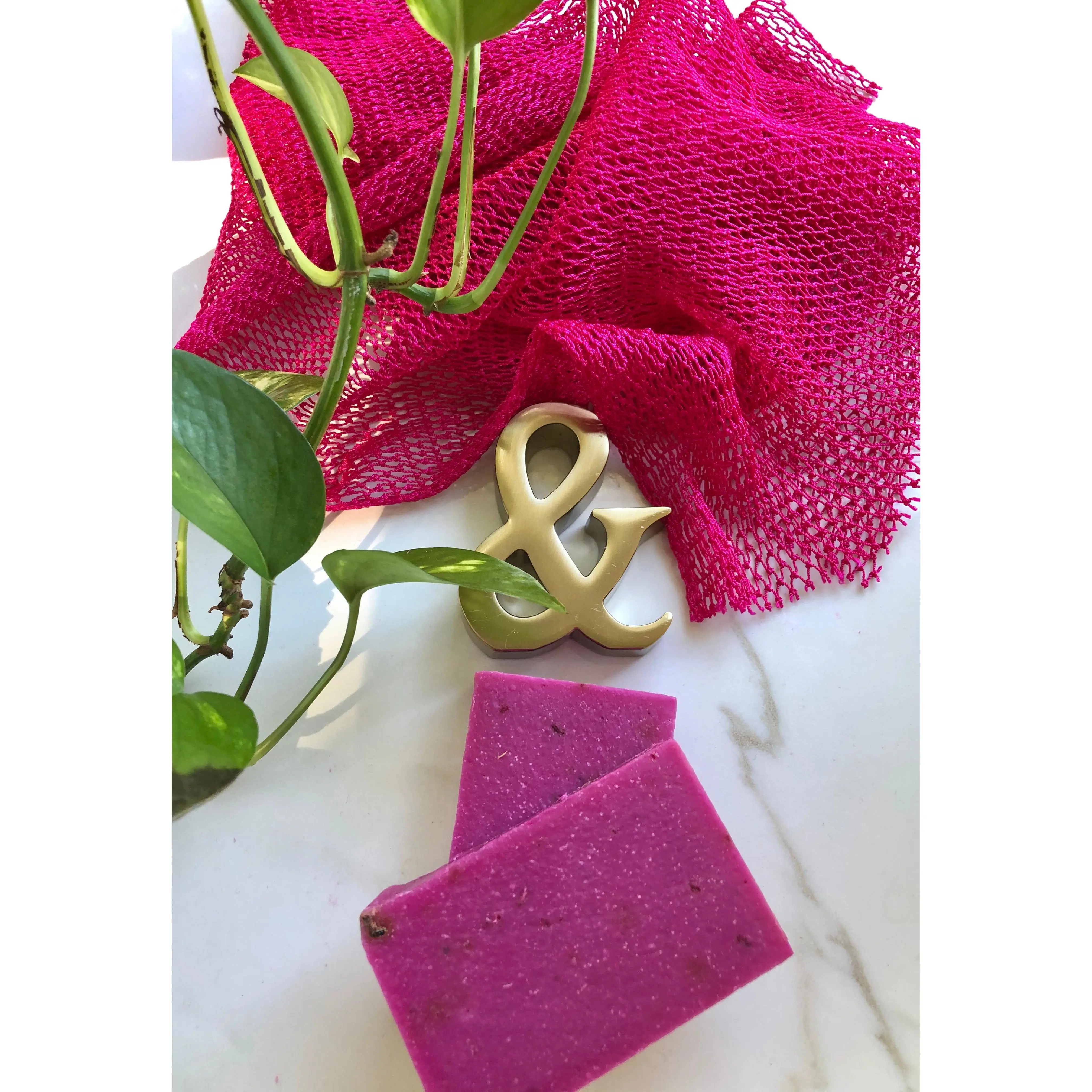 Dynamic Duo - Mesh Body Exfoliator + Ghanaian Black Soap