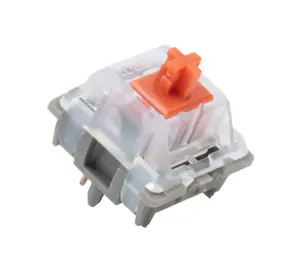 GATERON Pro Ultra Glory Yellow Linear Switch Set – SMD LED Support, Factory Pre-lubed, 5-Pin for Mechanical Keyboard