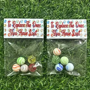 1set Funny "Replace The One You Lost" Marble, Novelty Prank Gift with Colorful Marbles, Perfect for Birthdays, Christmas, Secret Santa, And White Elephant Gift Exchanges, Christmas Gift, Humorous Gift, Durable Gift, Funny Gifts