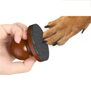 Efficient Pet Nail Scraper, Quick Nail Grinding Tool for Dogs & Cats, Stress-Free Paw Grooming, Paw Trimmer, Durable Rubber Tree Material