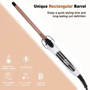 13mm Mini Curling Iron, Portable Hair Styling Tool for Home & Salon, Suitable for Short & Long Hair, Women & Girls Hairstyling Accessories