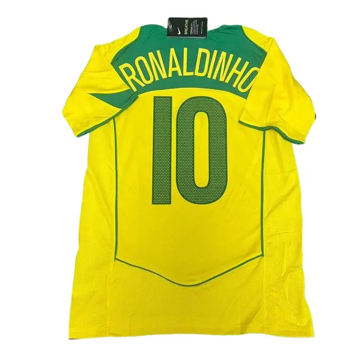 Retro 2004-06 Ronaldinho #10, Full Logo Included (Print)
