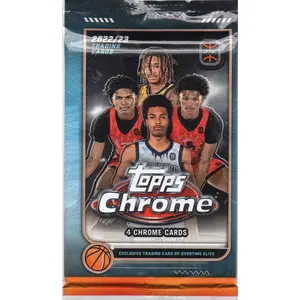 2022-23 Topps Chrome OTE Basketball Value Box Pack (4 Cards)