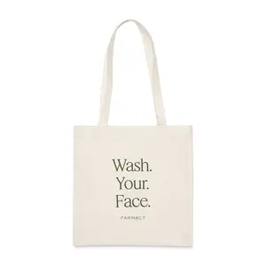 Farmacy Beauty Wash. Your. Face. Tote Bag, Female Tote