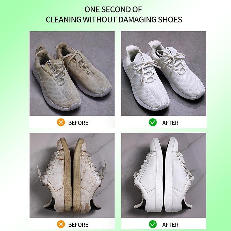 ROZINO White Shoe Cleaner Multi-purpose leather cleaner for the protection of leather products and other areas that need cleaning. Footwear Bedroom Walking Knee One Boxed Set [New Experience]