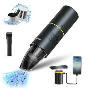 BAYU 2 in 1 Car Vacuum Portable Cordless with 19000Pa, Handheld Mini Vacuum Cleaner for Car, Boats, Travel, and Home Cleaning Accessories