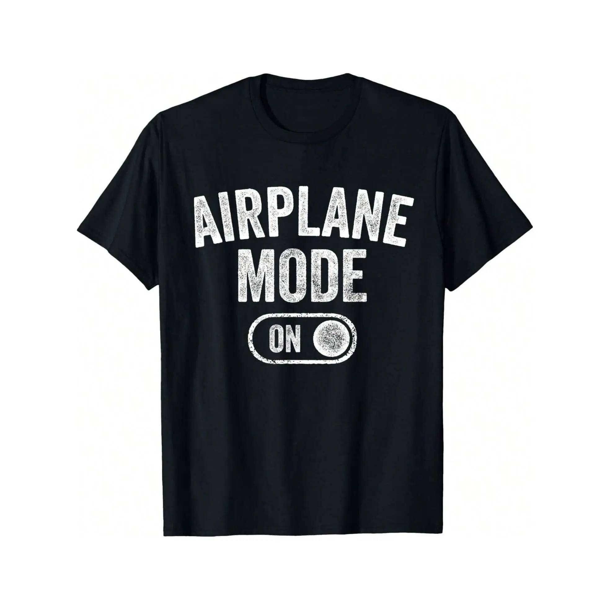 100% Cotton  Airplane Mode On Funny Pilot Gift Aviation Flight Instructor T-Shirt